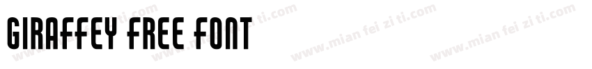 Giraffey Free Font字体转换